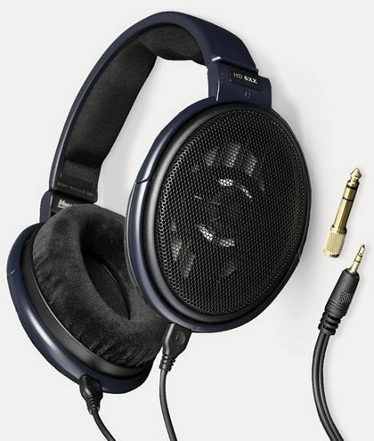 Sennheiser HD6XX midnight-blue earcups for open-back listening with airy soundstage