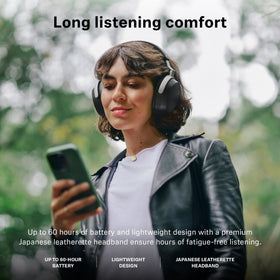 Sennheiser HDB 630 USB-C port emphasizing wired high-resolution listening up to 24-bit