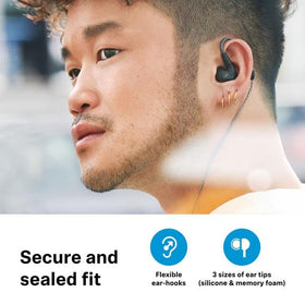 Sennheiser IE 200 3.5mm plug ensures broad compatibility with devices.