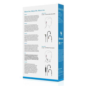 Sennheiser IE 100 PRO includes four ear tips for a secure fit.