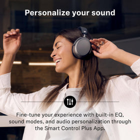 Sennheiser Momentum 4 cushioned headband and ear pads for comfort