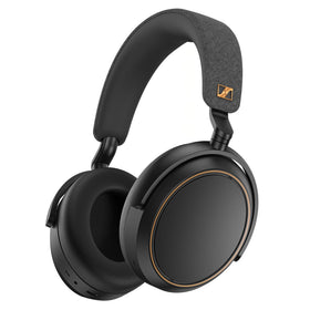 Sennheiser Momentum 4 headphones in a carry case for travel