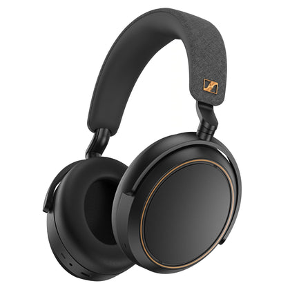 Sennheiser Momentum 4 headphones in a carry case for travel