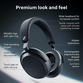 Sennheiser Momentum 4 wind-noise suppression improves outdoor calls