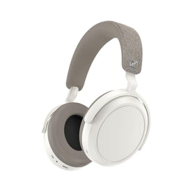 Sennheiser Momentum 4 folded for portable comfort and travel.