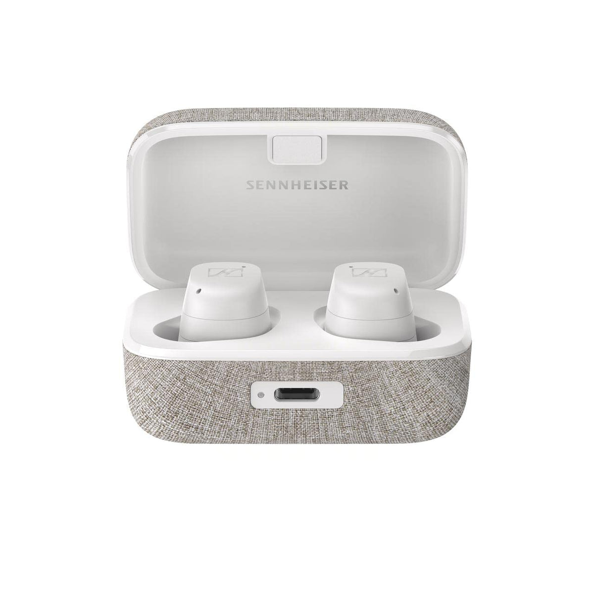 Sennheiser Momentum True Wireless 3 earbuds in compact design for comfortable all-day listening.