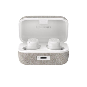 Sennheiser Momentum True Wireless 3 earbuds in compact design for comfortable all-day listening.