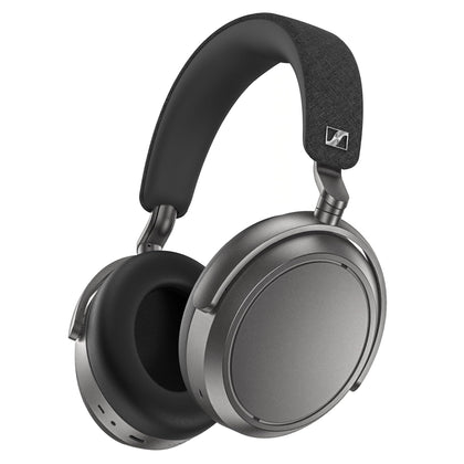 Sennheiser Momentum 4 headphones folded for travel and compact storage.