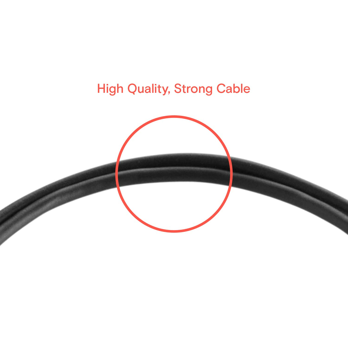 Sennheiser adapter cable next to ruler showing 150 mm length for convenient reach