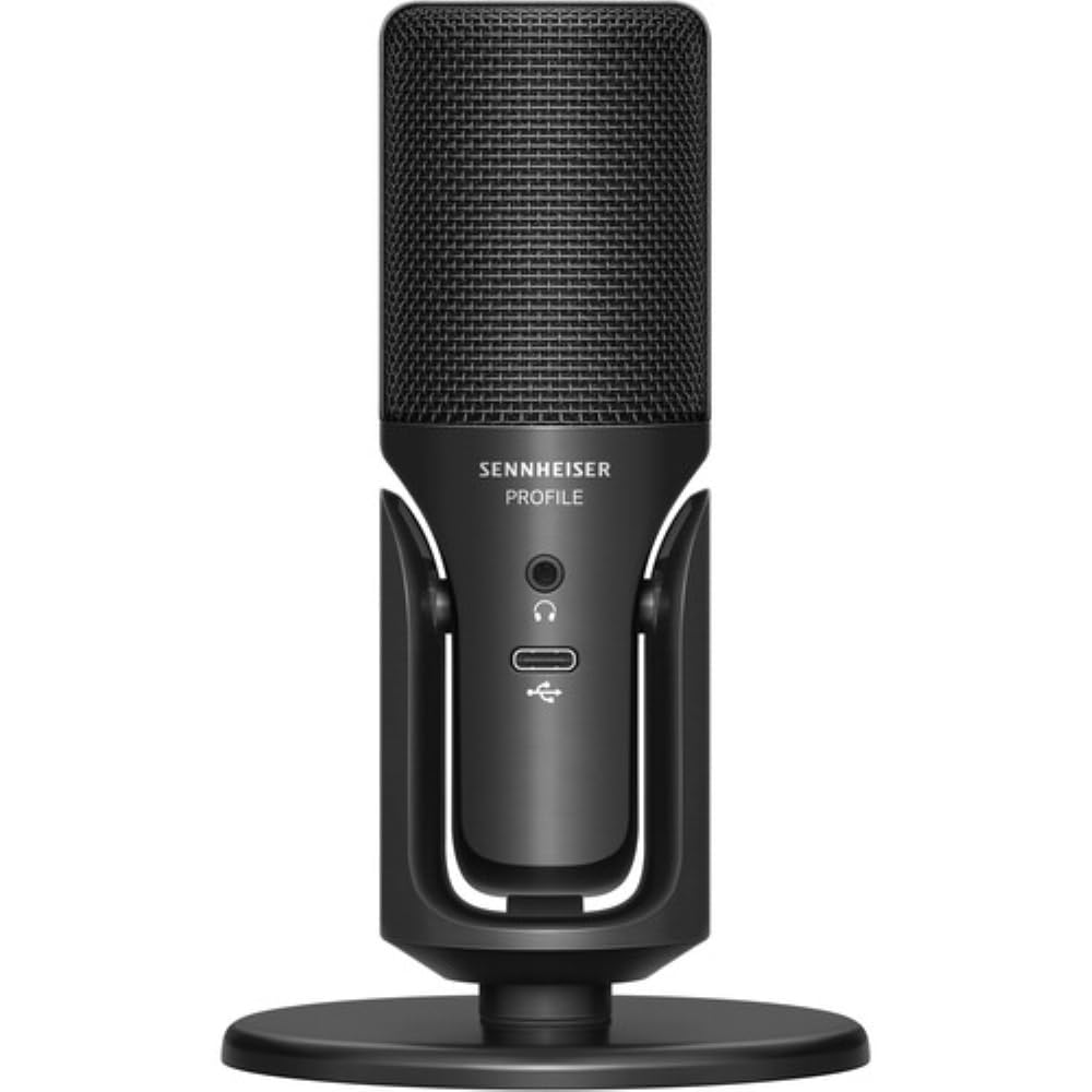 Sennheiser boom arm providing flexible mic positioning for recording