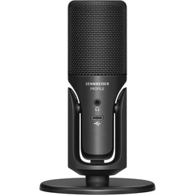 Sennheiser boom arm providing flexible mic positioning for recording