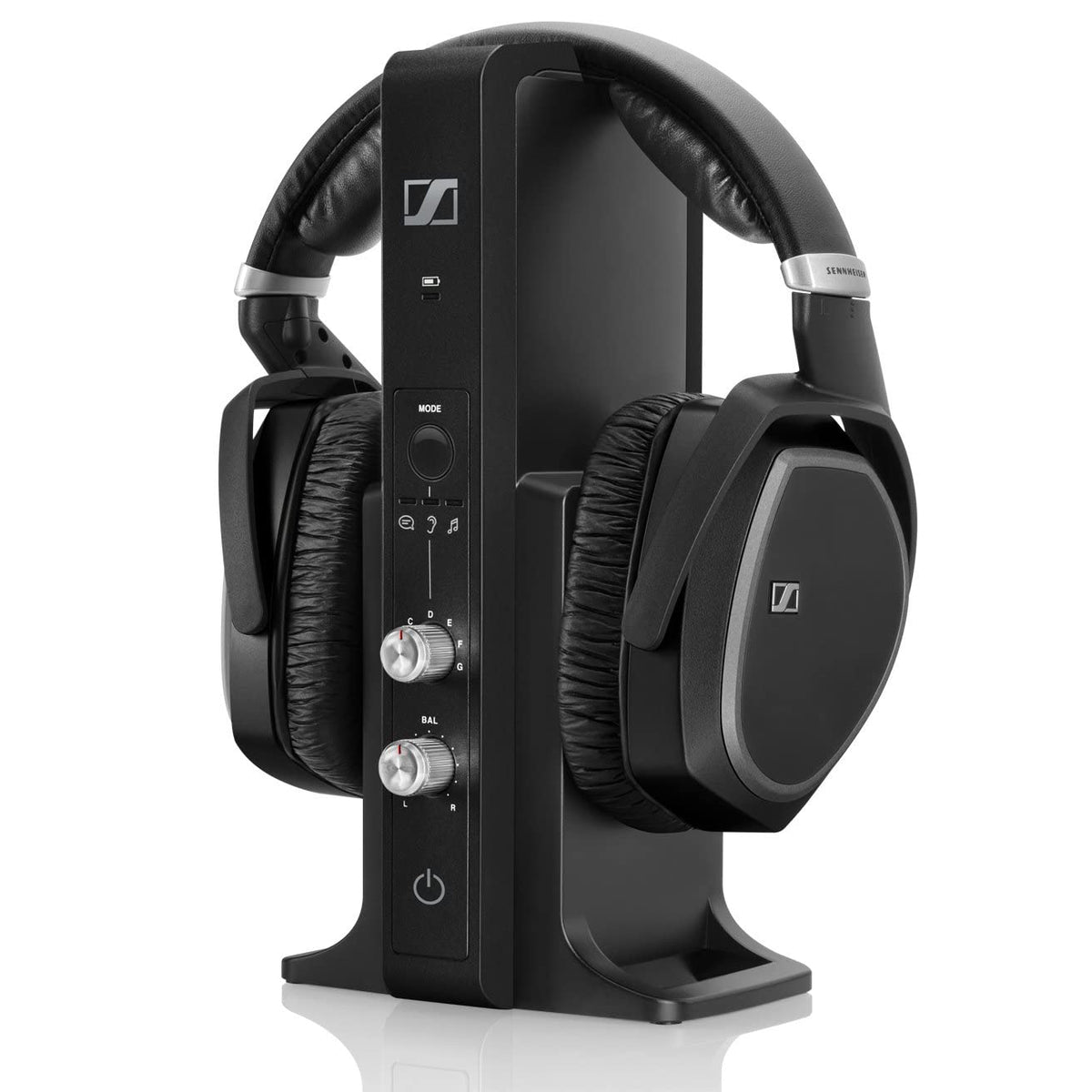 Sennheiser RS 195 over-ear headphones for immersive wireless listening and comfort.