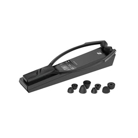 Sennheiser RS 5200 digital wireless TV headphones delivering clear stereo sound for late-night viewing.