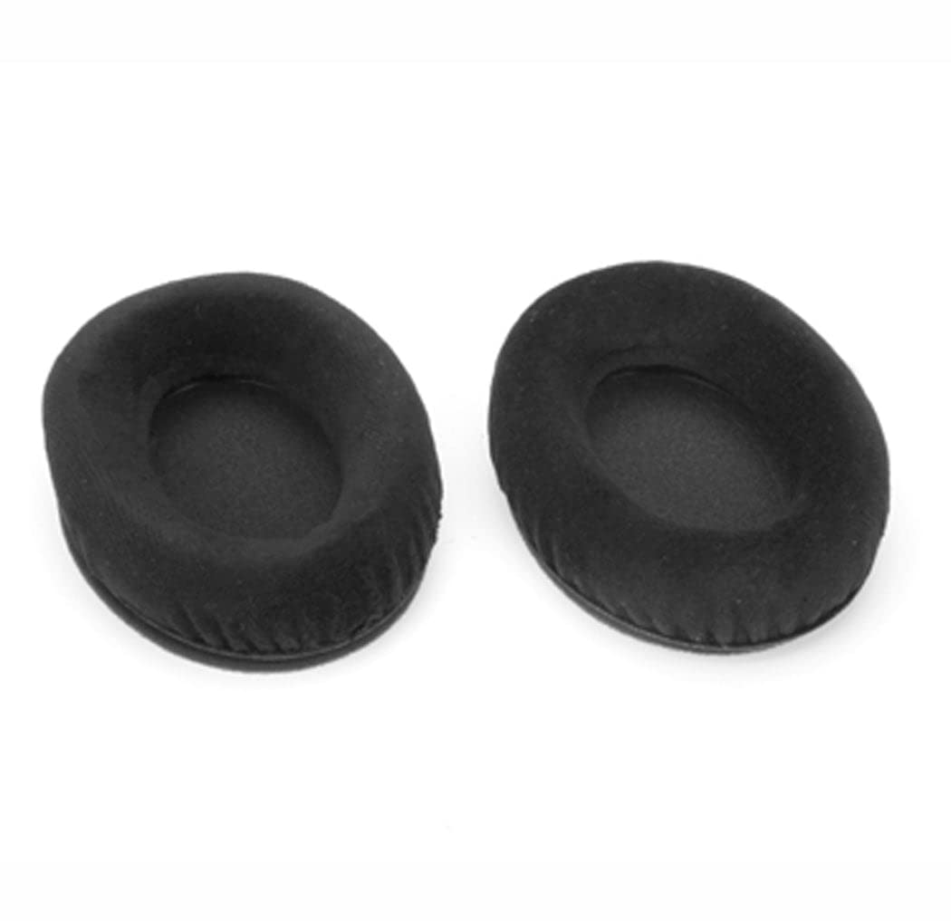 Sennheiser velour earpad front on headphone showing restored comfort and fit