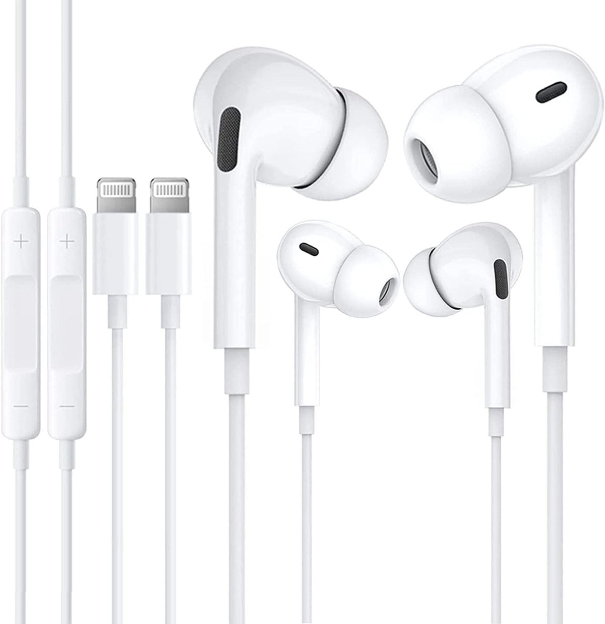 SENNIPS Apple MFi Lightning earbuds for reliable iPhone listening and calls.