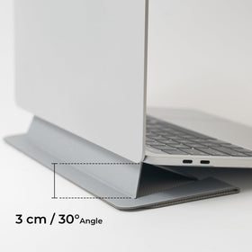 SenseAGE folded flat for travel fitting inside a slim bag for portability benefit