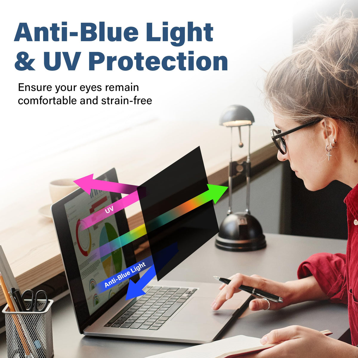 SenseAGE MacBook Pro 13.3 edge close-up highlights magnetic attachment and fit.