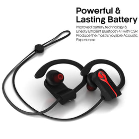 Senso ActivBuds IPX7 waterproof design for workouts and rain.