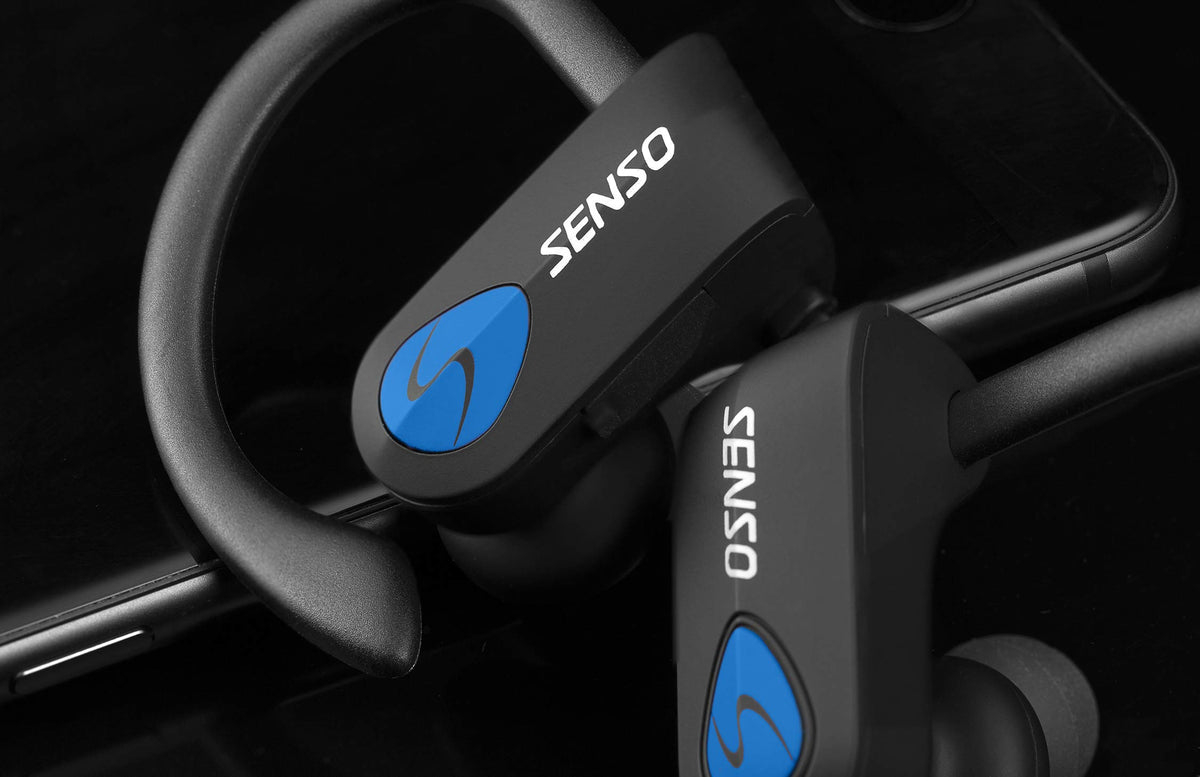 Senso wireless earphones offer up to 8 hours of battery life on a full charge.