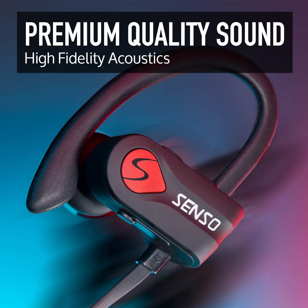 Senso Bluetooth headphones side profile for on-the-go listening