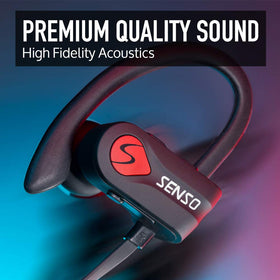 Senso Bluetooth headphones side profile for on-the-go listening