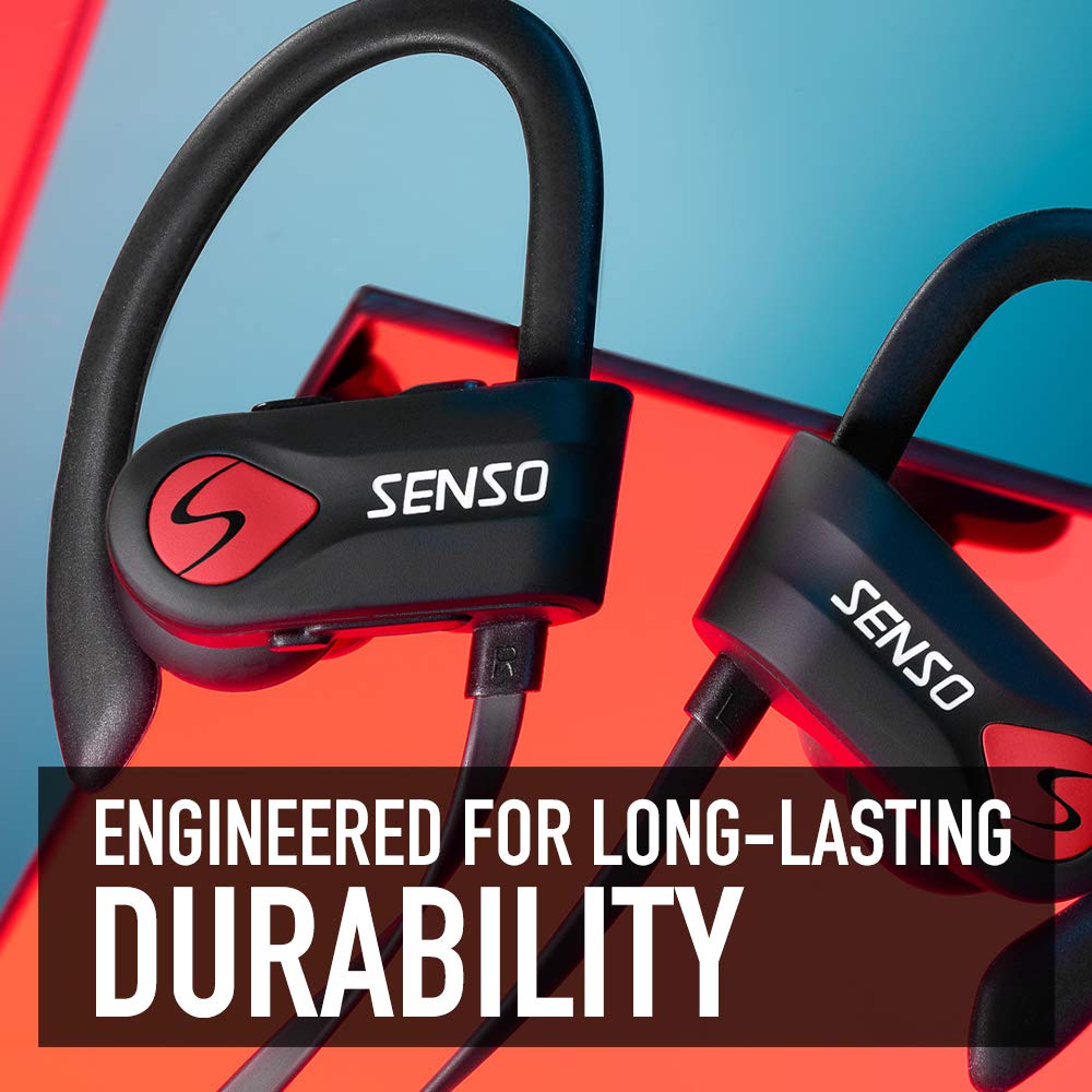 Senso battery lasts up to 8 hours for long sessions