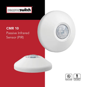 Sensor Switch CMR 10 mounted in ceiling grid demonstrating easy contractor installation