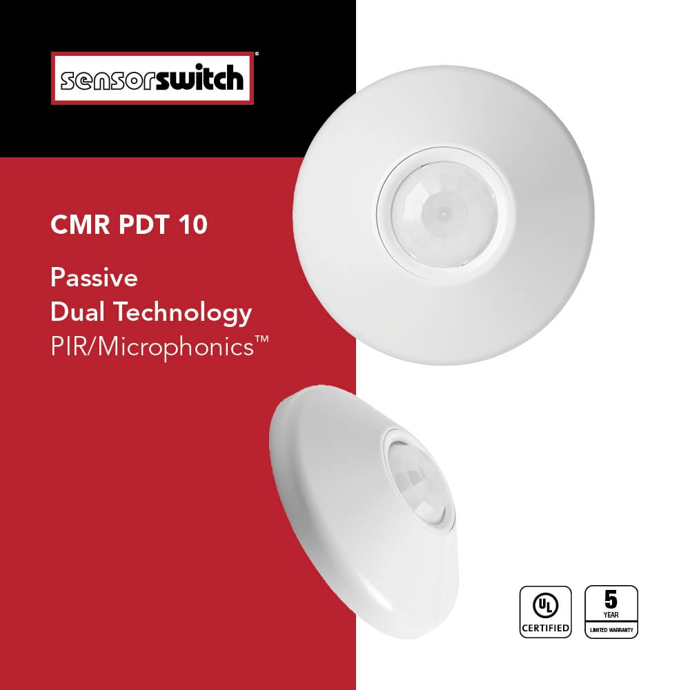 SensorSwitch PDT ceiling-grid installation demonstrating quick setup.