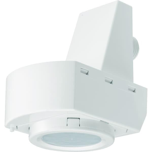 SensorSwitch LSXR lens close-up showing interchangeable 360° lens and clear motion coverage marking