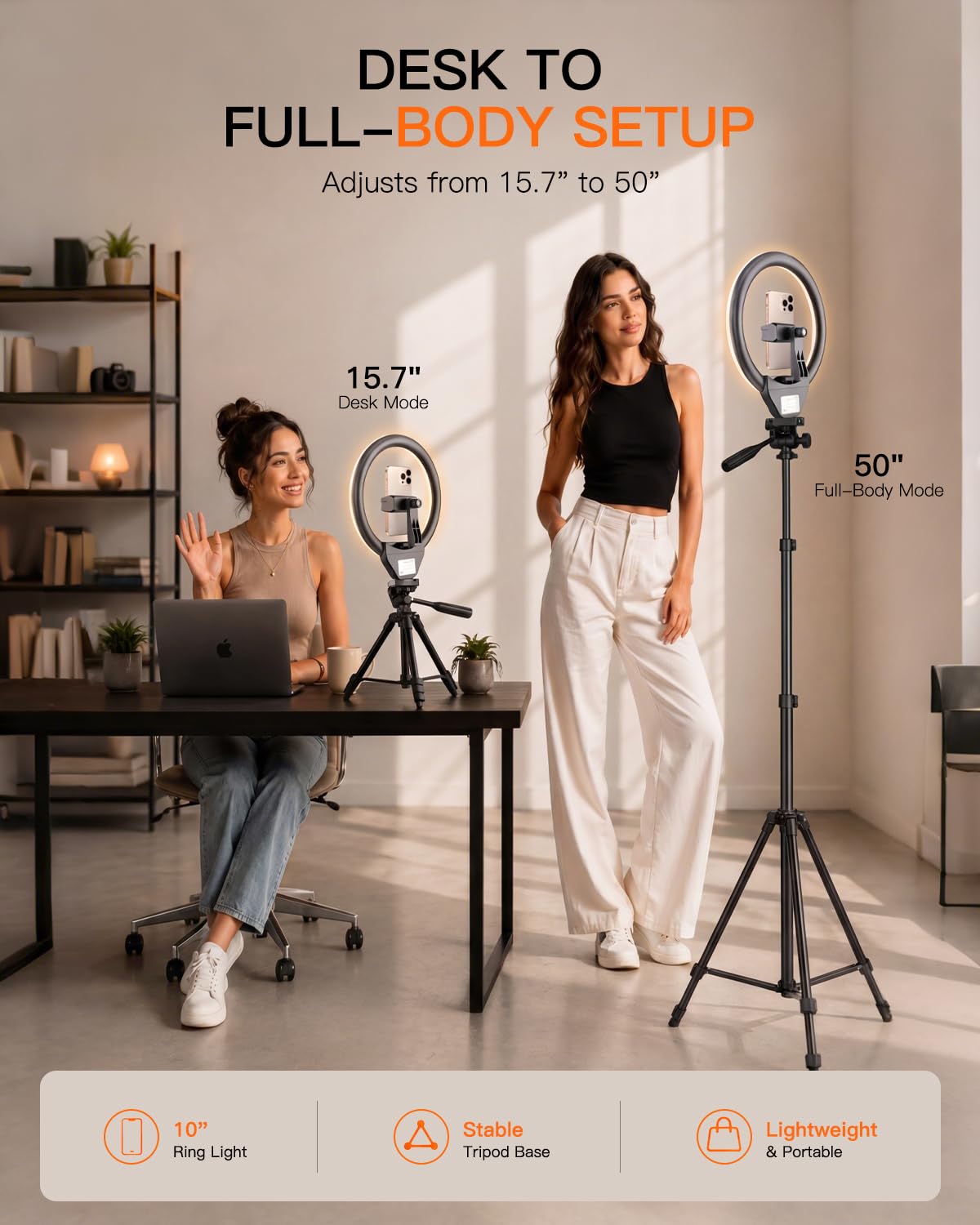 SENSYNE wireless remote in hand, allowing hands-free photos and recordings