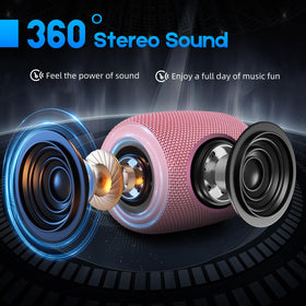SENXINGYAN speaker LED light modes add ambiance to your music