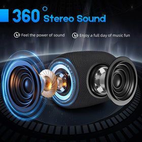 SENXINGYAN BT53 LED modes decorate your music with dynamic light effects