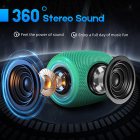 SENXINGYAN LED light modes enhance party mood with colorful ambience.