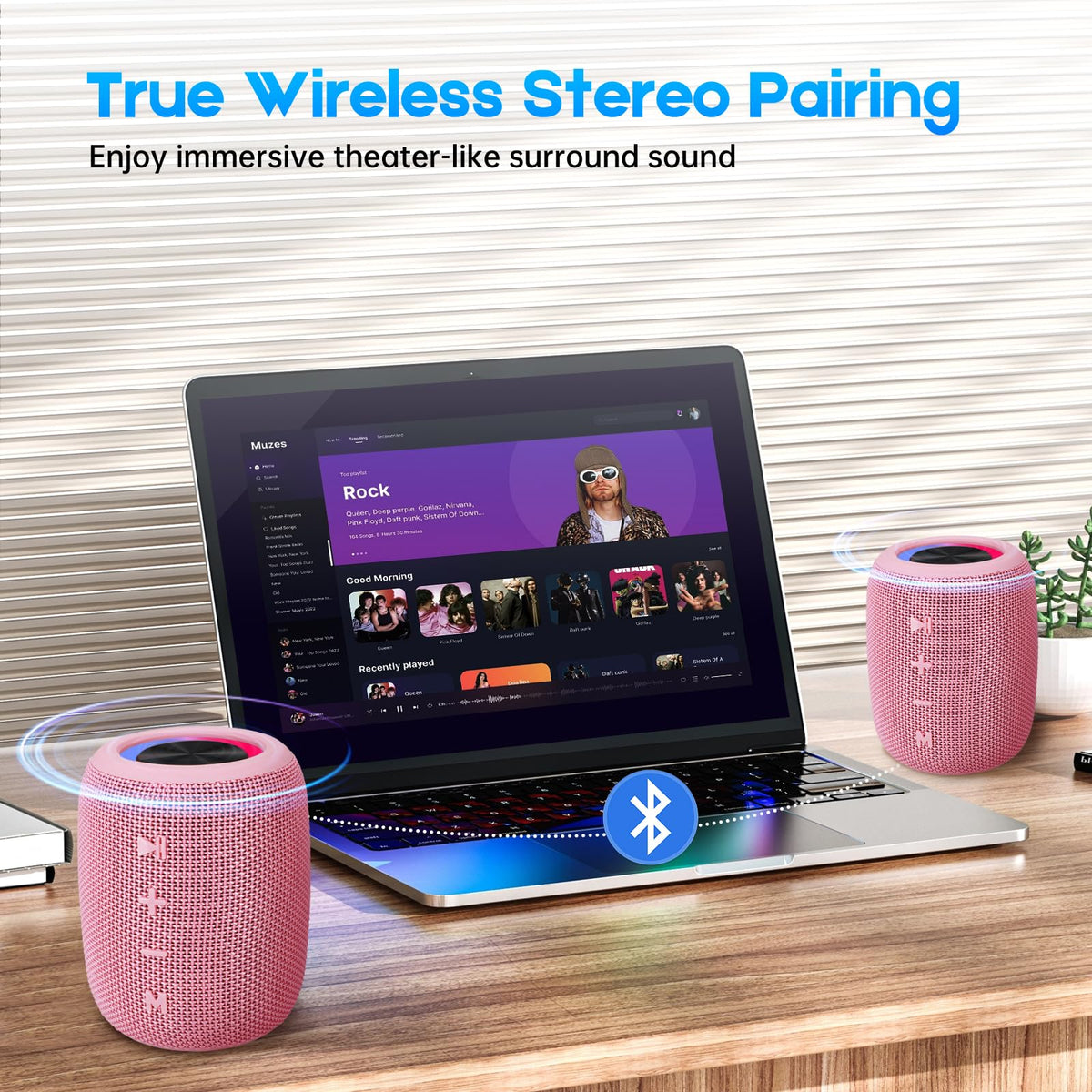 SENXINGYAN Bluetooth speaker offers up to 16 hours of playtime