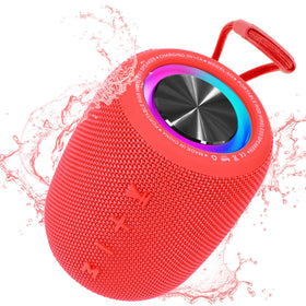 SENXINGYAN M3 portable speaker front view with LED lighting for ambient music