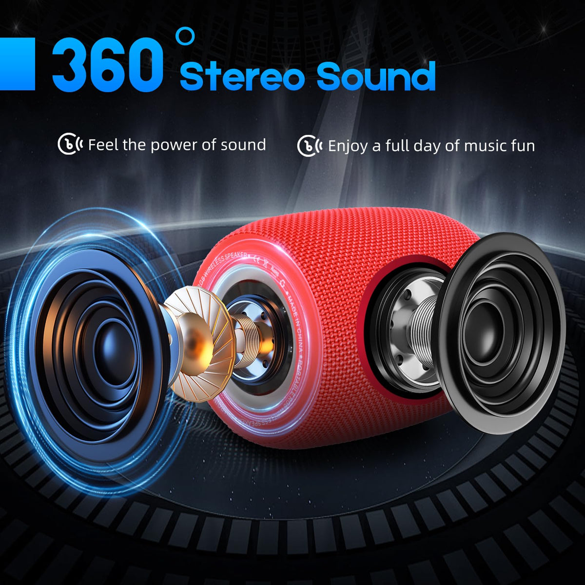 SENXINGYAN M3 with RGB lighting modes to match your music vibe