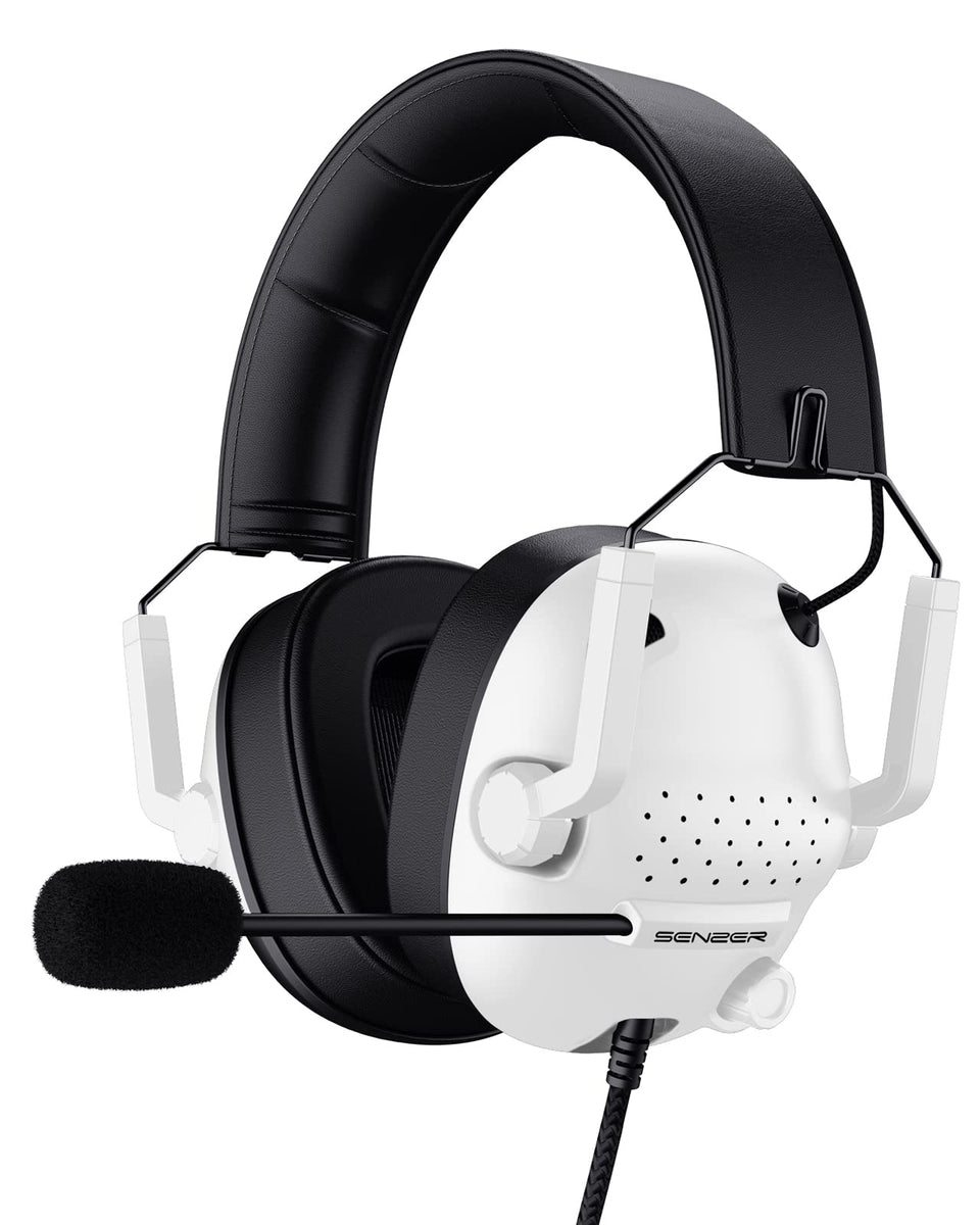 SENZER SG500 front view showing clean white design and comfortable fit