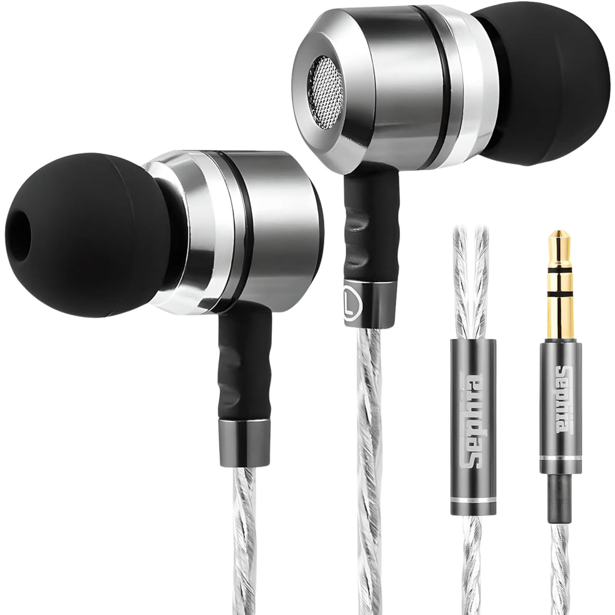 Sephia SP3060 10mm neodymium driver delivering robust bass for rich listening.