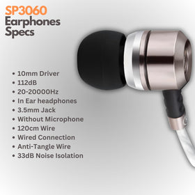 Sephia SP3060 ideal for commuting and study sessions needing focus.
