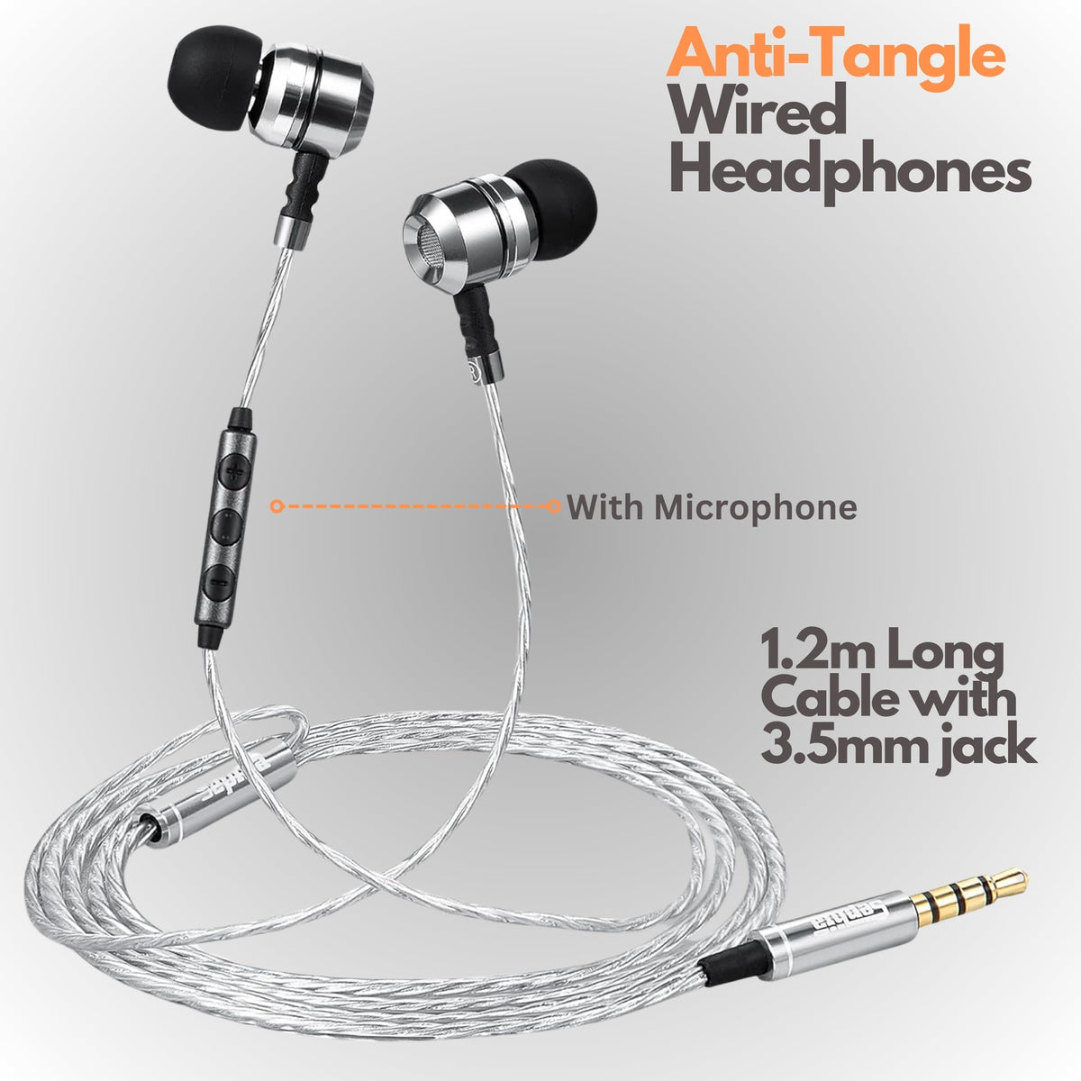 Sephia SP3060VC with microphone enables clear hands-free calls.
