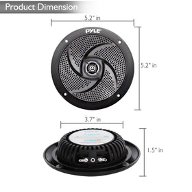 SereneLife aluminum housing adds rugged durability against sun and spray for outdoor decks.