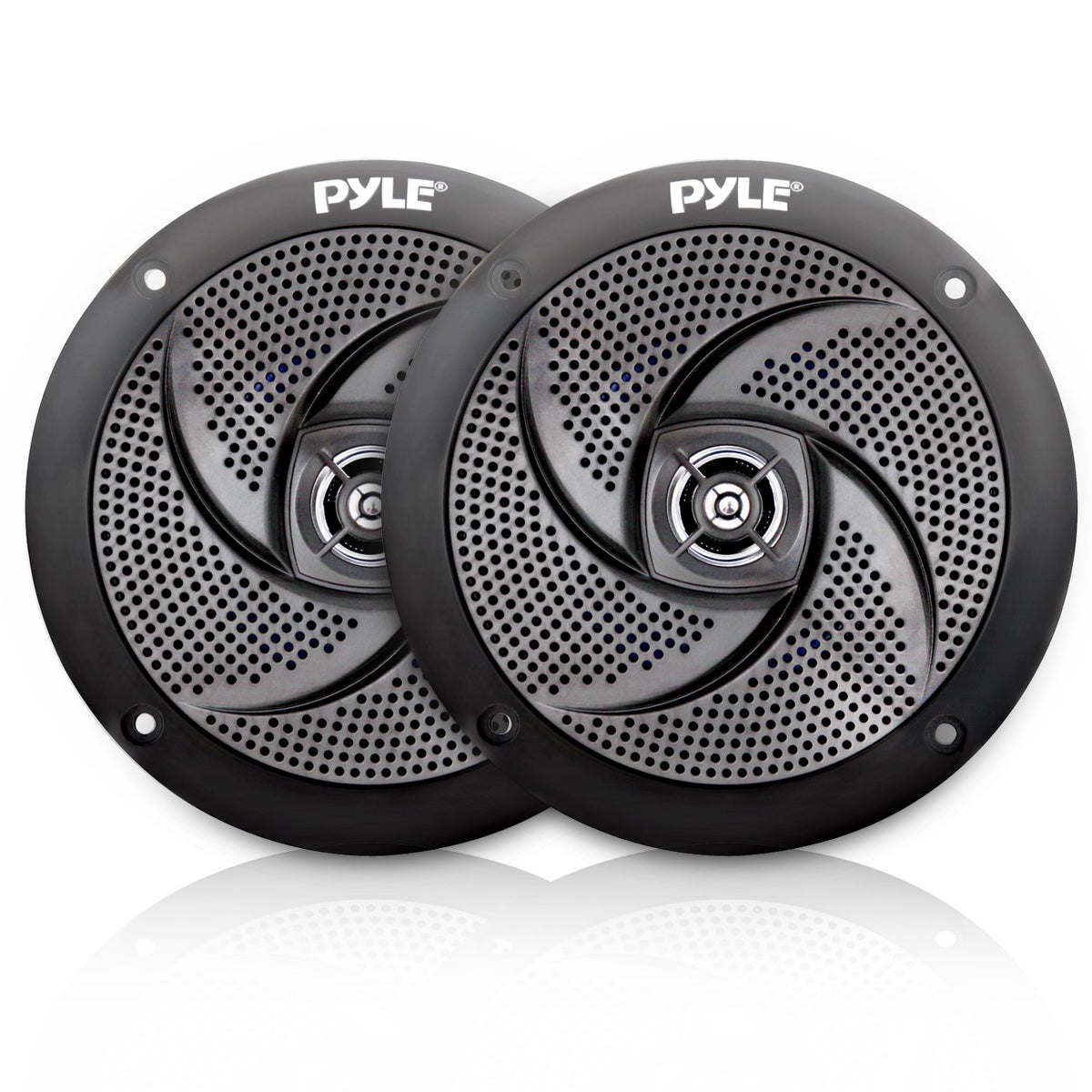 SereneLife low-profile marine speakers deliver clear outdoor sound for boats.