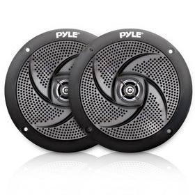 SereneLife low-profile marine speakers deliver clear outdoor sound for boats.