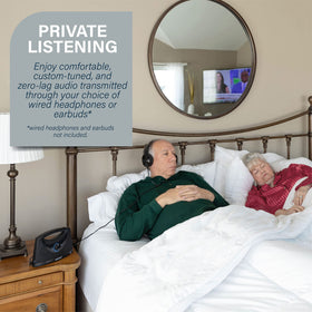 SEREONIC portable indoor use demonstrates flexibility for bedroom viewing