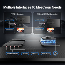 Setclod 1080p FHD IPS display delivers vibrant colors for work and play