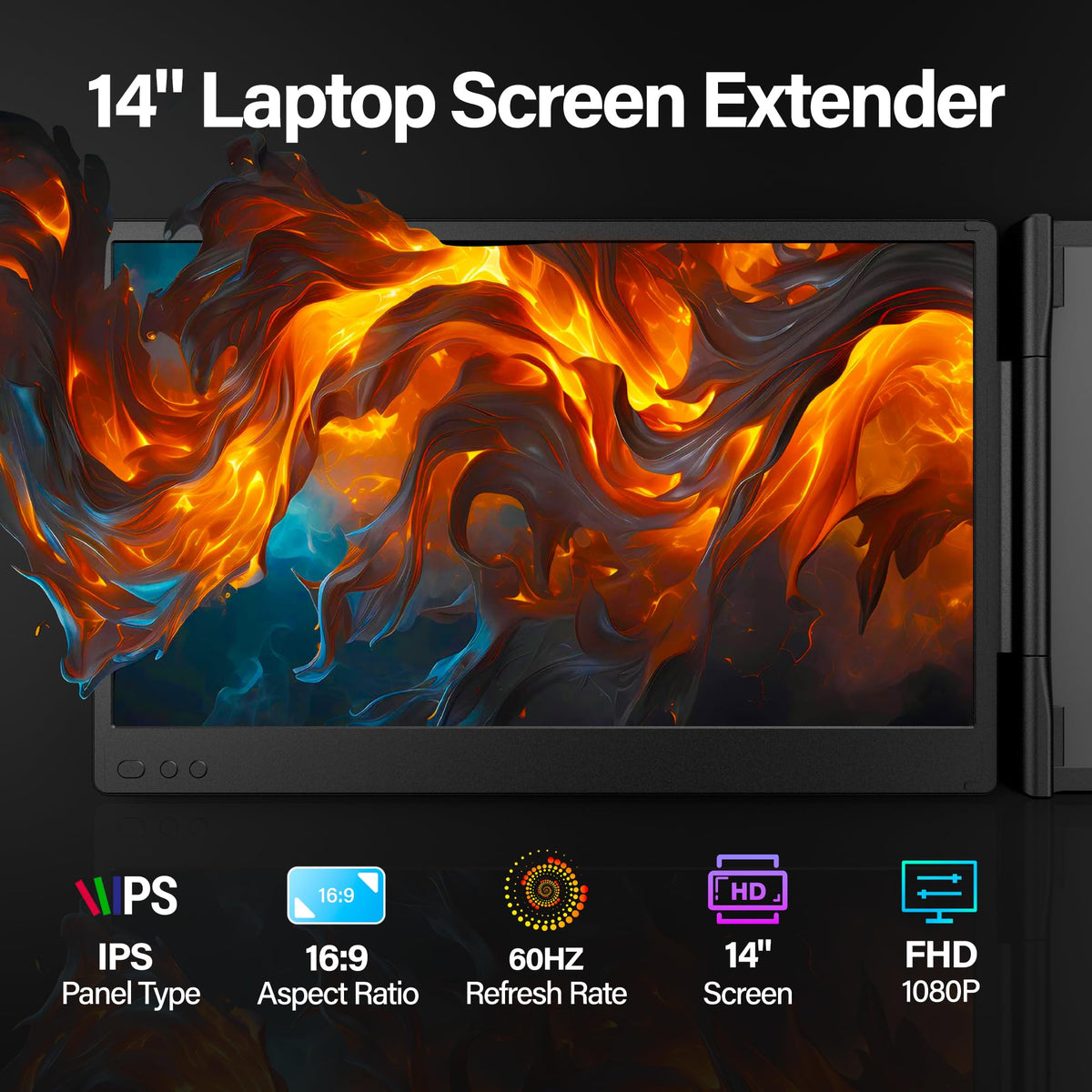 Setclod extender close-up shows vivid 1080p display for clear visuals
