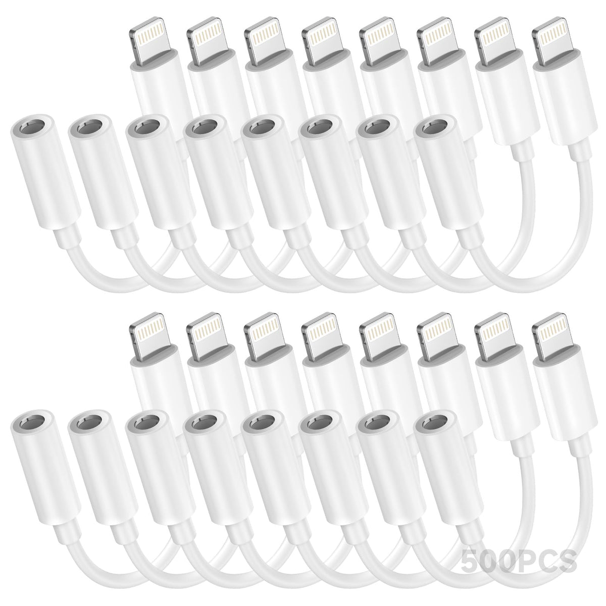 Seulliya Apple MFi Lightning to 3-5mm adapter on desk for reliable audio.