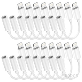 Seulliya Apple MFi Lightning to 3-5mm adapter on desk for reliable audio.