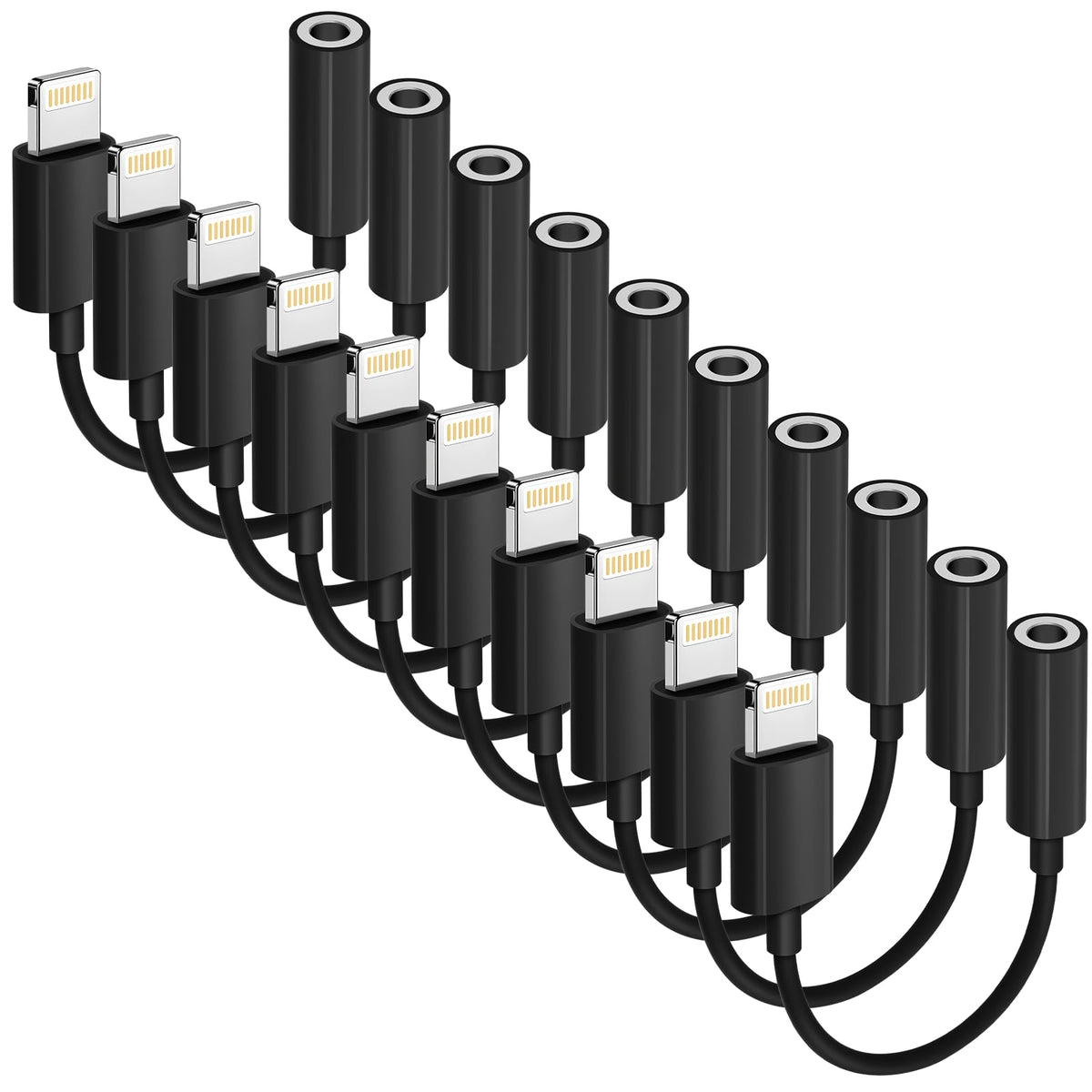 Seulliya front view of Lightning adapter showing compact design and reliable connection