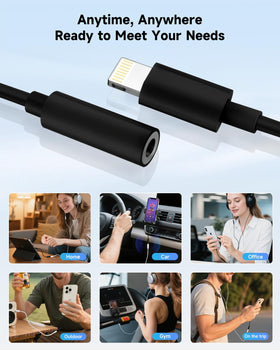 Seulliya travel-friendly iPhone audio accessory ready for car or gym